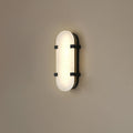 Lunaris Oval Alabaster Wall Light