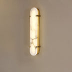 Lunaris Oval Alabaster Wall Light