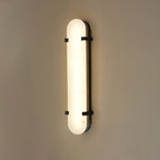 Lunaris Oval Alabaster Wall Light