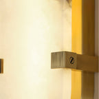 Lunaris Oval Alabaster Wall Light
