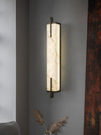 Aurcarir Rectangular Alabaster Wall Light