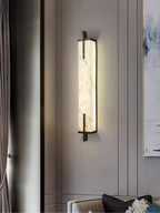 Aurcarir Rectangular Alabaster Wall Light