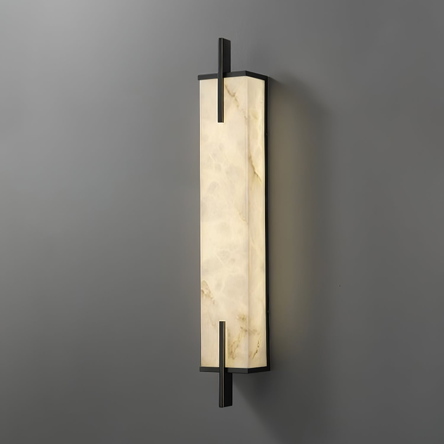 Aurcarir Rectangular Alabaster Wall Light