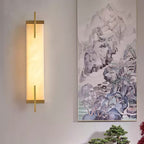 Aurcarir Rectangular Alabaster Wall Light
