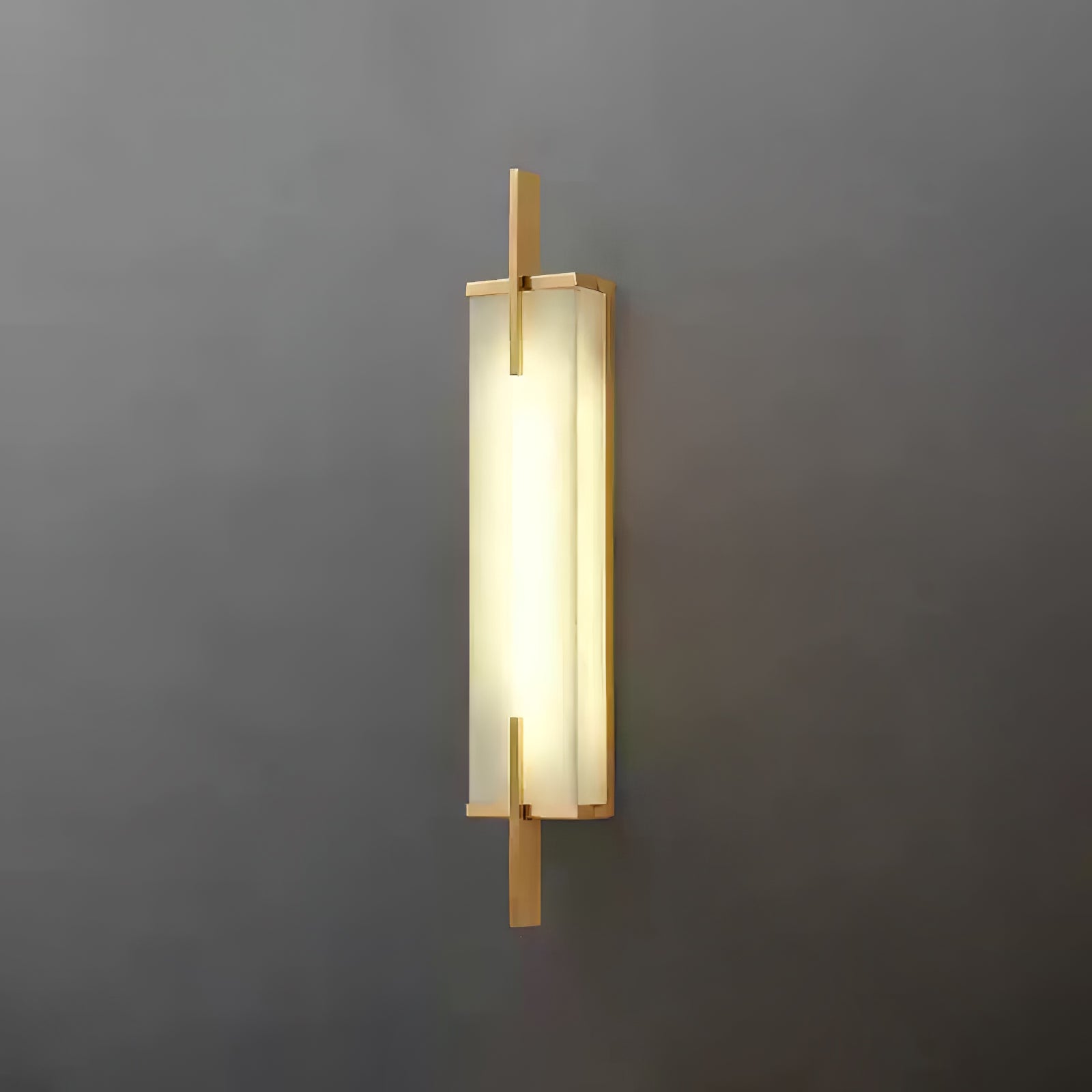 Aurcarir Rectangular Alabaster Wall Light