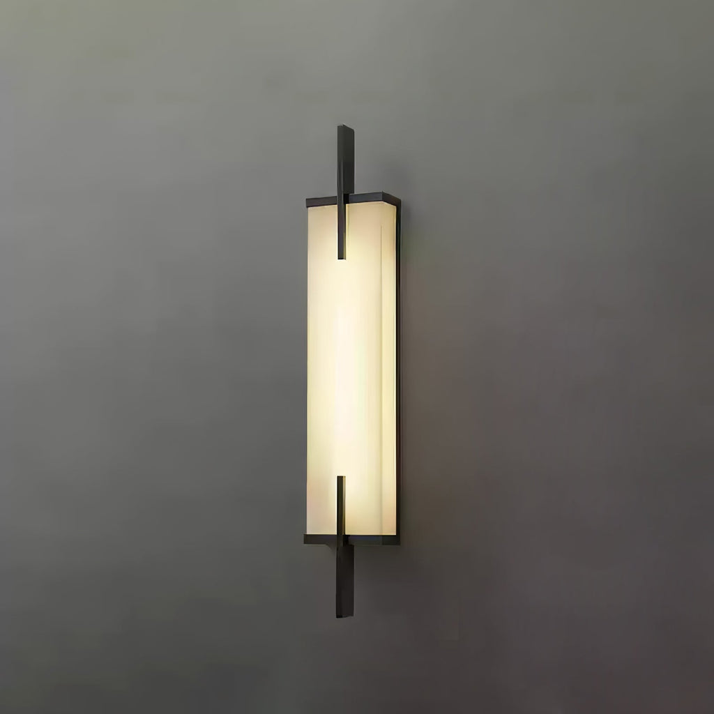 Aurcarir Rectangular Alabaster Wall Light