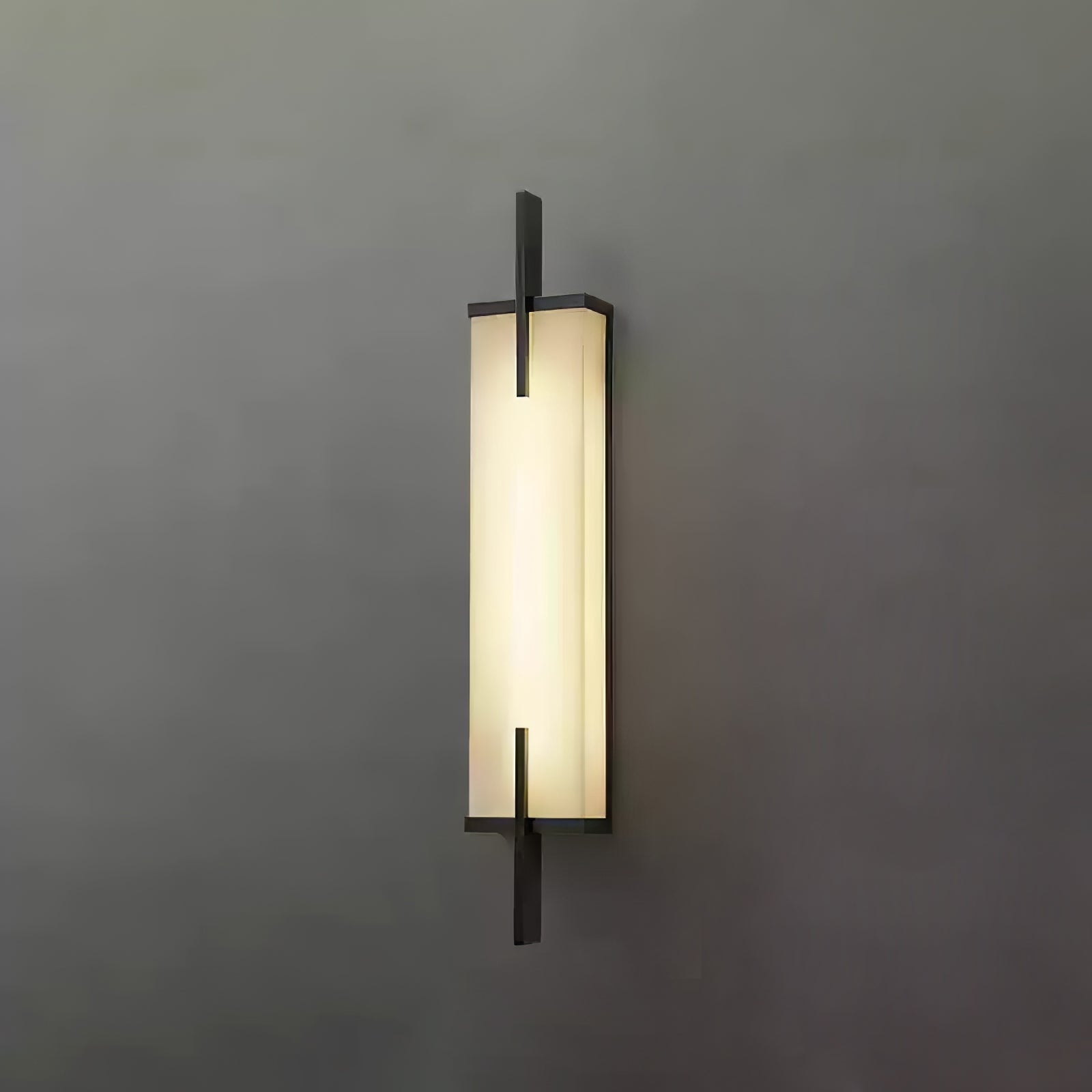 Aurcarir Rectangular Alabaster Wall Light