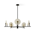 Callisto Chandelier Alabaster Moon Discs