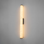 Klyr Alabaster Vertical Cylindrical Wall Lamp