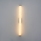 Kristy Alabaster  Vertical Cylindrical Wall Lamp