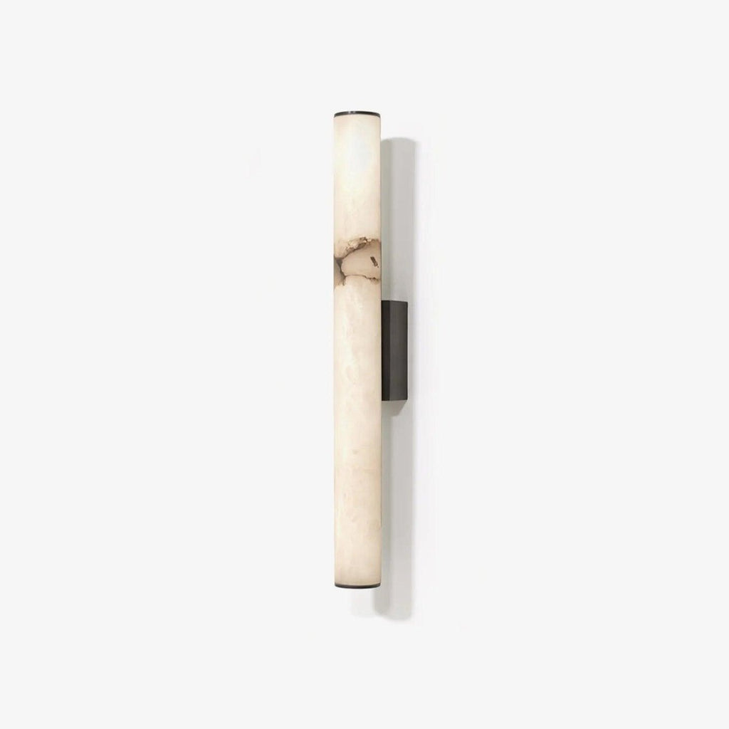 Klyr Alabaster Vertical Cylindrical Wall Lamp