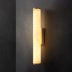 Klyr Alabaster Vertical Cylindrical Wall Lamp