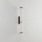 Kristy Alabaster  Vertical Cylindrical Wall Lamp