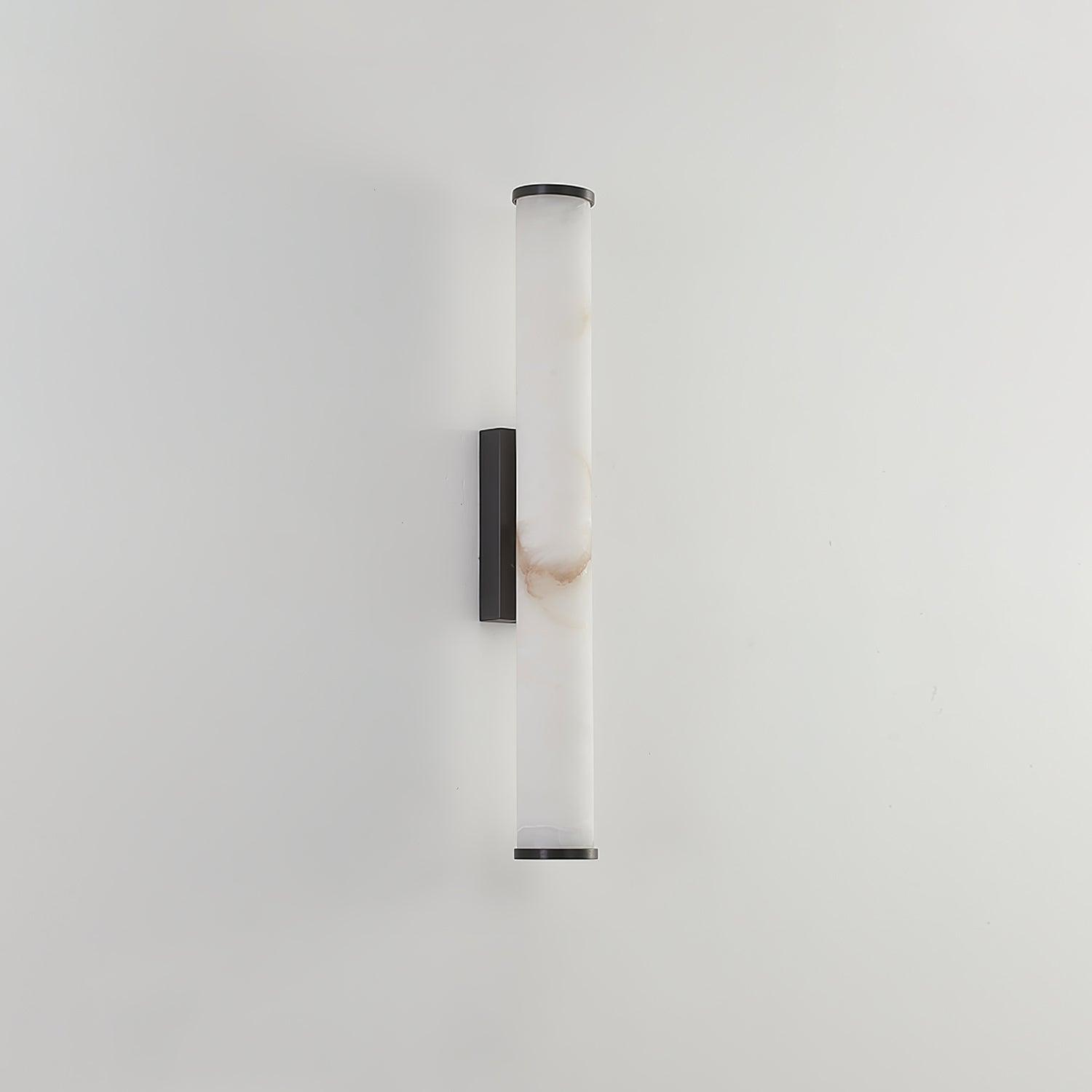 Klyr Alabaster Vertical Cylindrical Wall Lamp