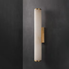 Klyr Alabaster Vertical Cylindrical Wall Lamp