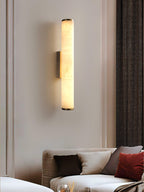 Nyvynor Rectangular Alabaster Wall Light