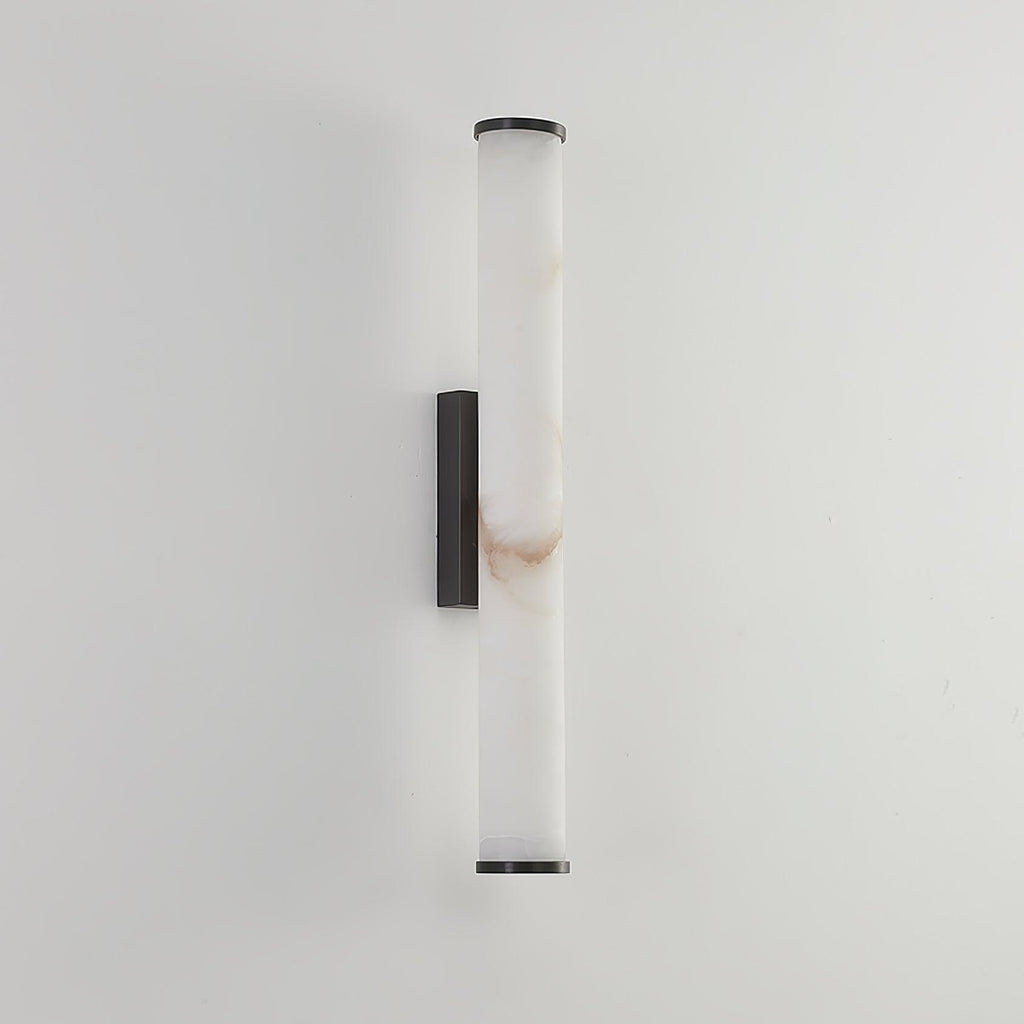 Klyr Alabaster Vertical Cylindrical Wall Lamp