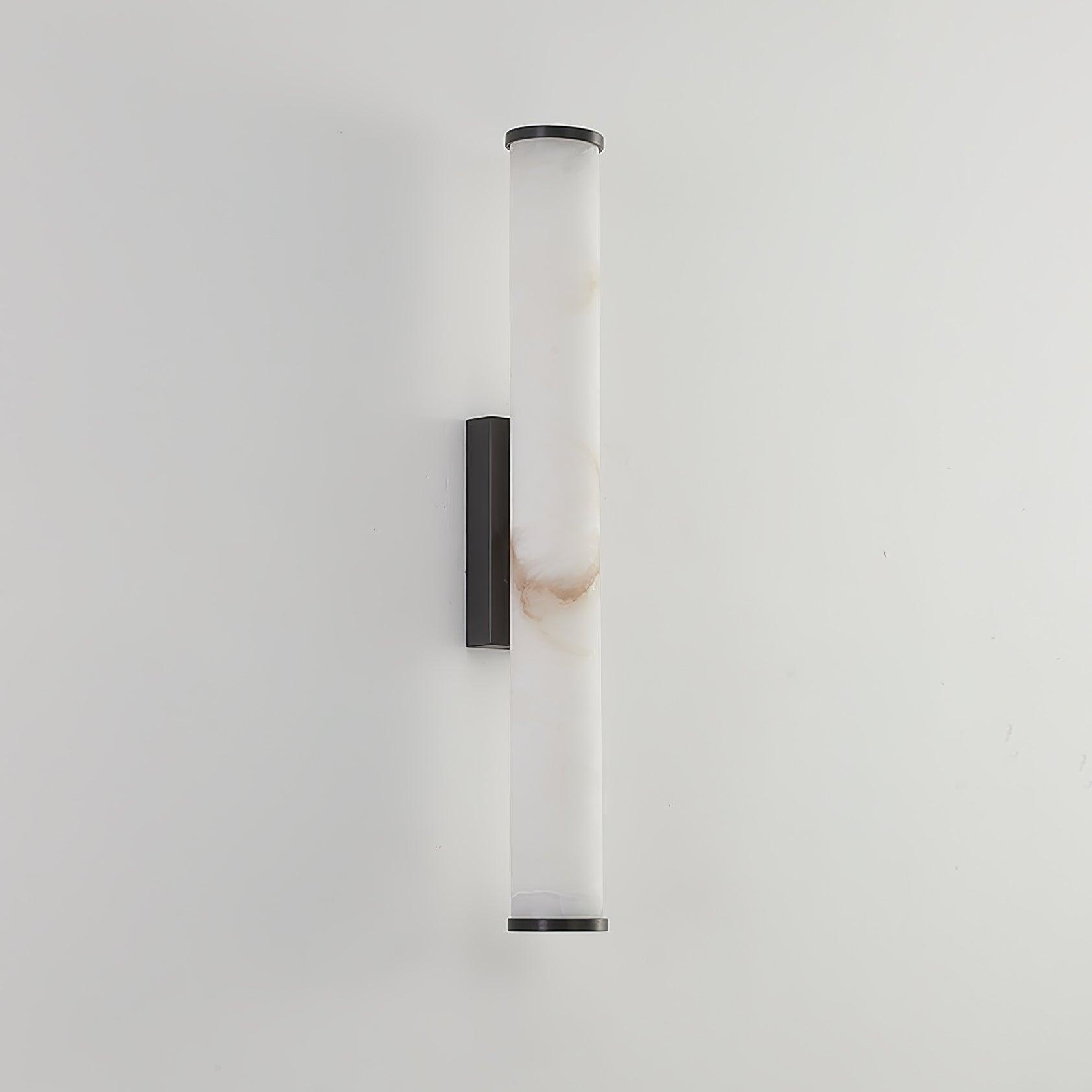 Klyr Alabaster Vertical Cylindrical Wall Lamp