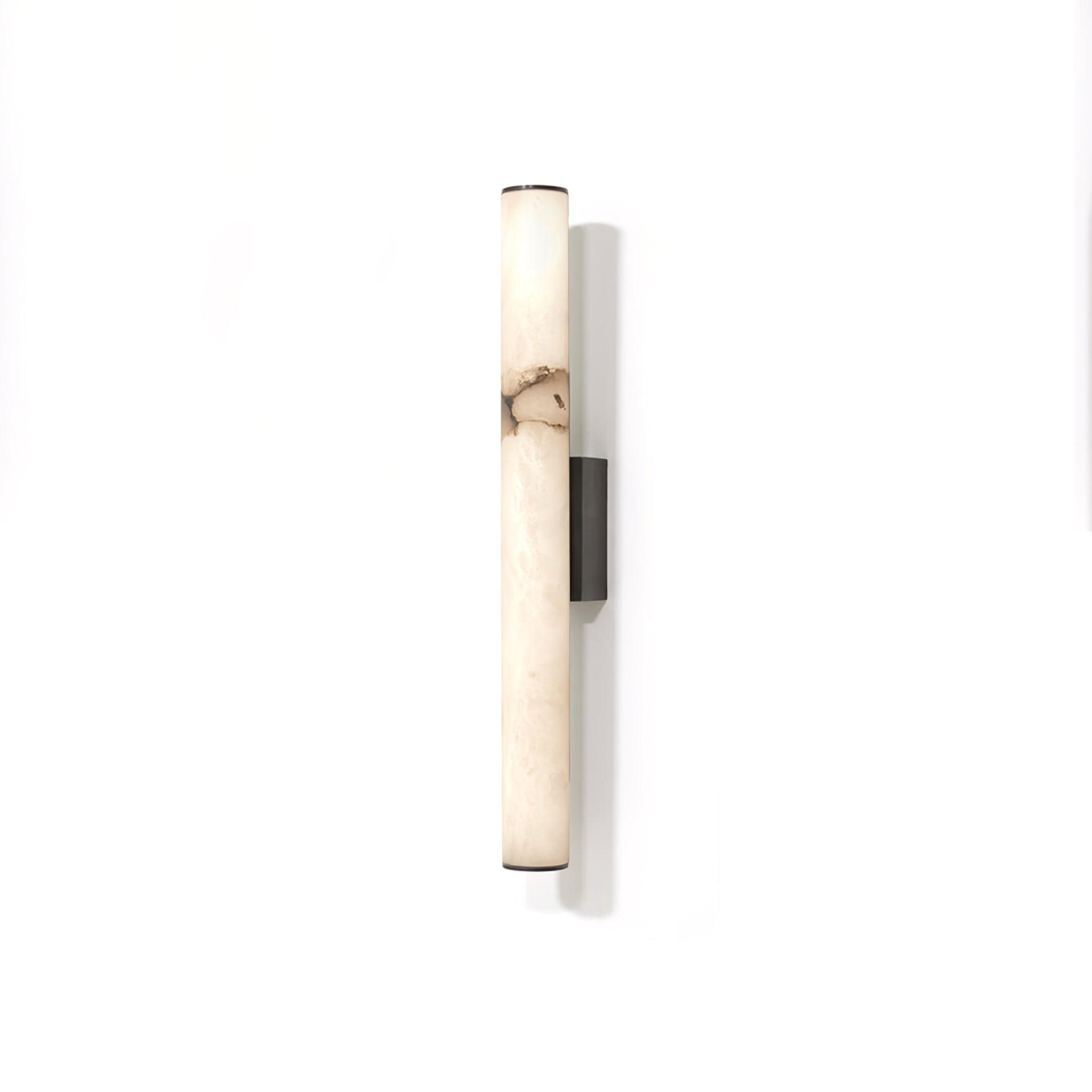 Klyr Alabaster Vertical Cylindrical Wall Lamp