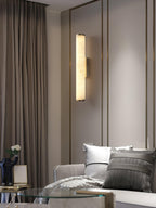 Nyvynor Rectangular Alabaster Wall Light