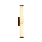 Klyr Alabaster Vertical Cylindrical Wall Lamp