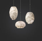 Thalia Minimalist Alabaster Pendant Light