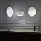 Thalia Minimalist Alabaster Pendant Light