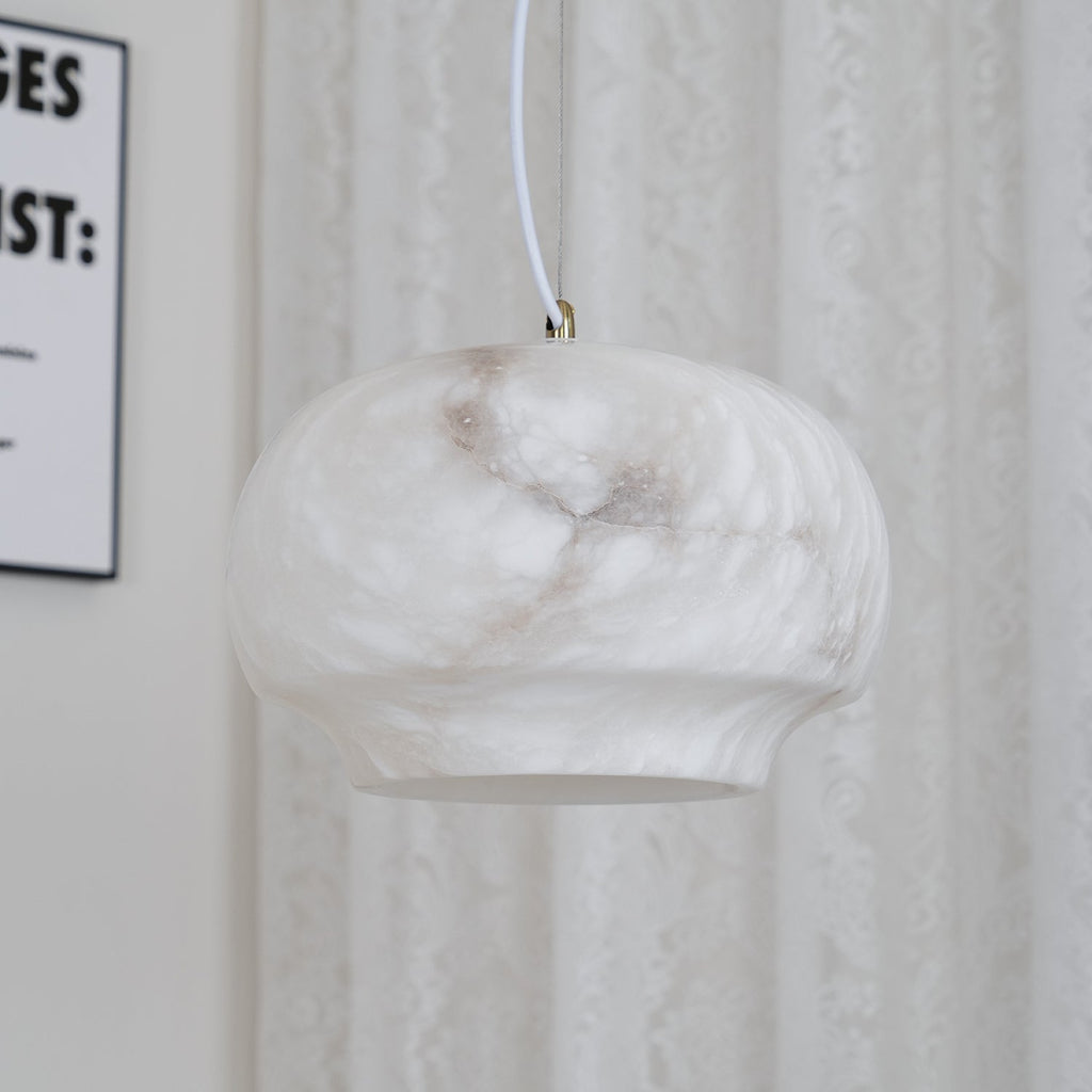 Thalia Minimalist Alabaster Pendant Light