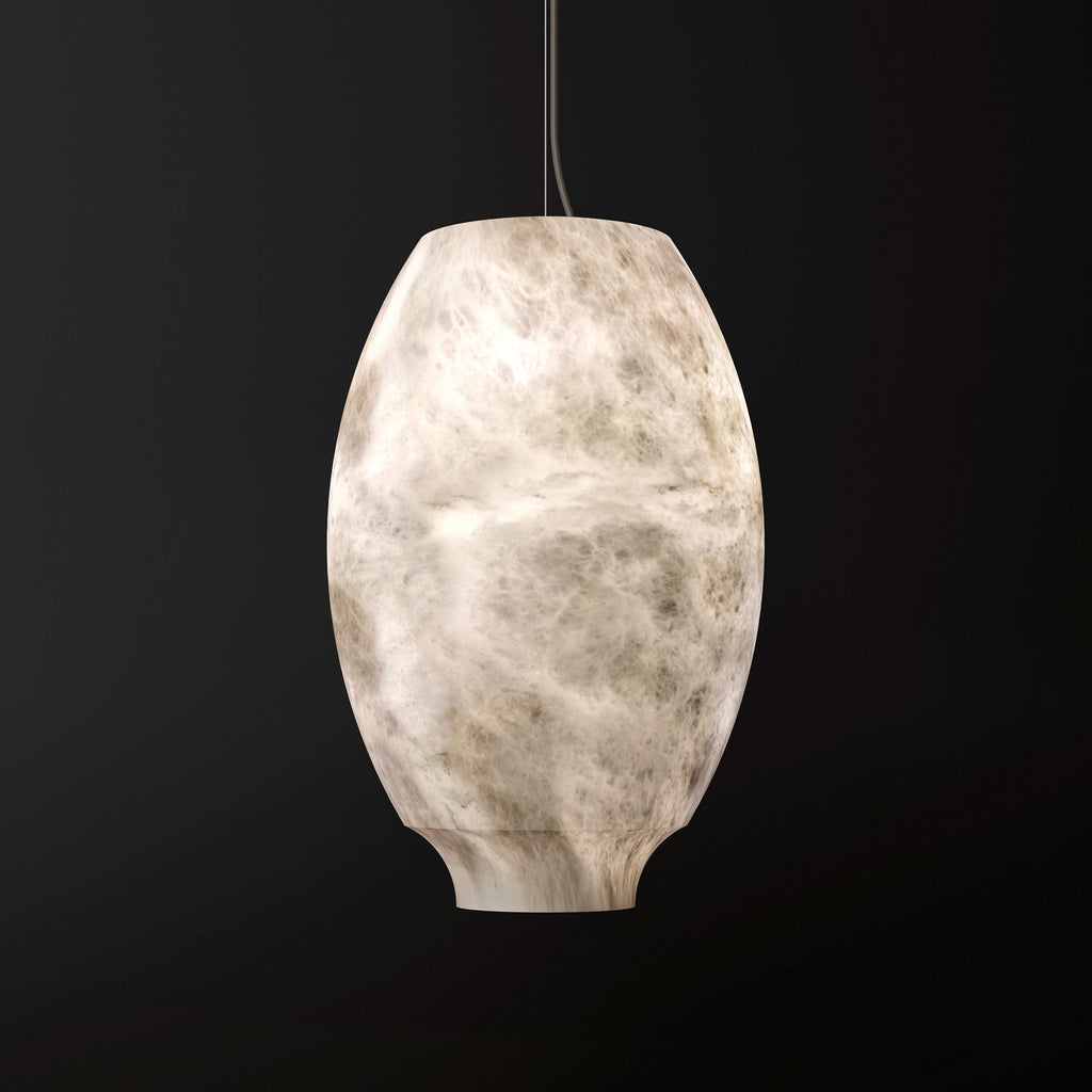 Thalia Minimalist Alabaster Pendant Light
