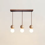 Luna  Travertine Pendant Light
