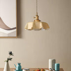 Civen Farmhouse Ruffled Pendant Light