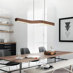 Ylen Nordic Pendant Light Walnut Colour Living Room/Bedroom/Dining Room