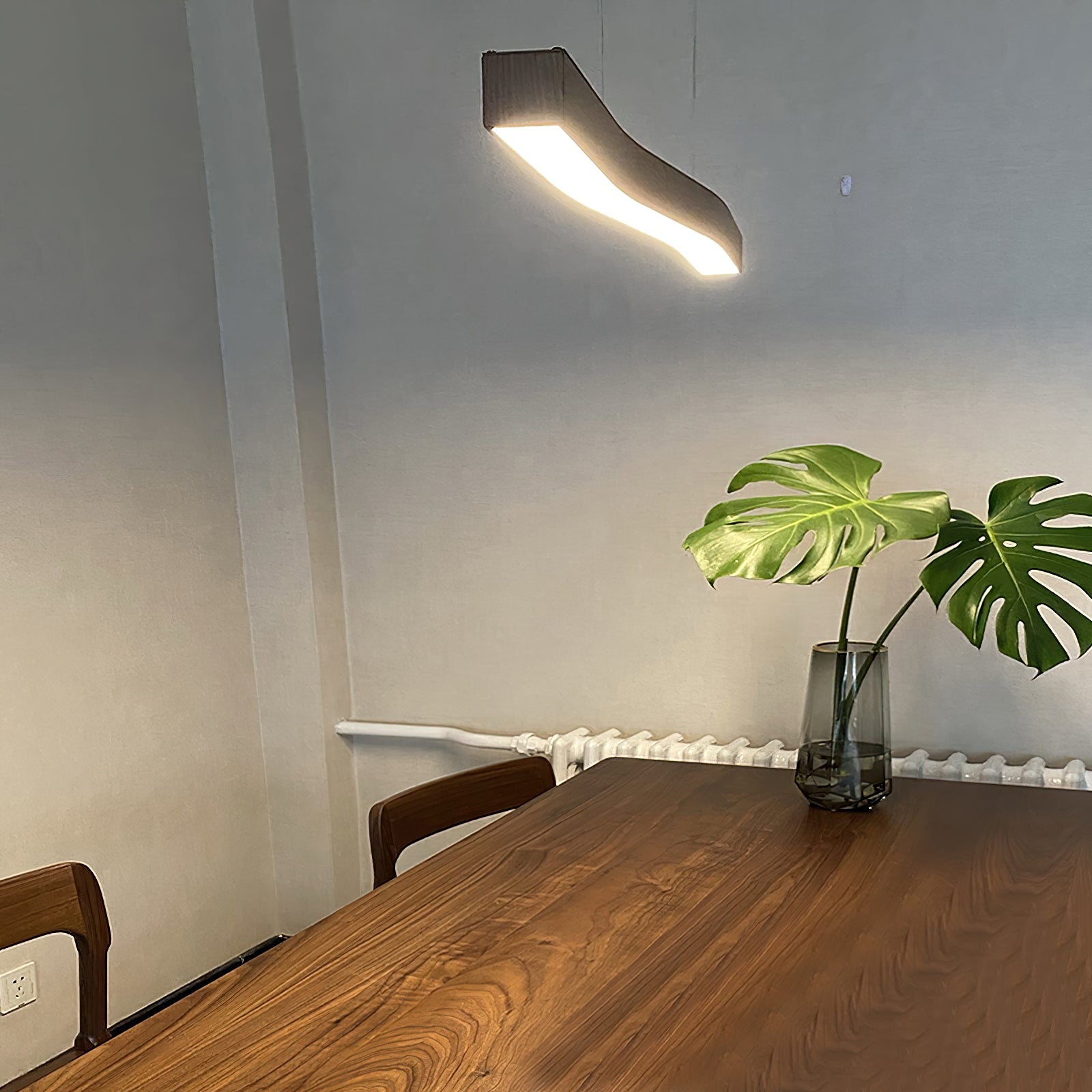 Ylen Nordic Pendant Light Walnut Colour Living Room/Bedroom/Dining Room