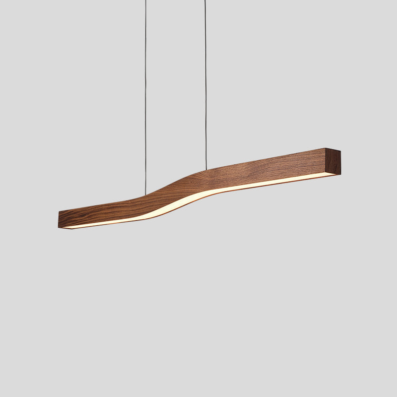 Ylen Nordic Pendant Light Walnut Colour Living Room/Bedroom/Dining Room