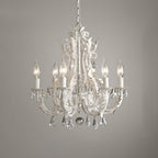 Lustra Pendant Lamp Candle Holder Crystal Beads
