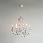 Lustra Pendant Lamp Candle Holder Crystal Beads