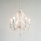 Lustra Pendant Lamp Candle Holder Crystal Beads