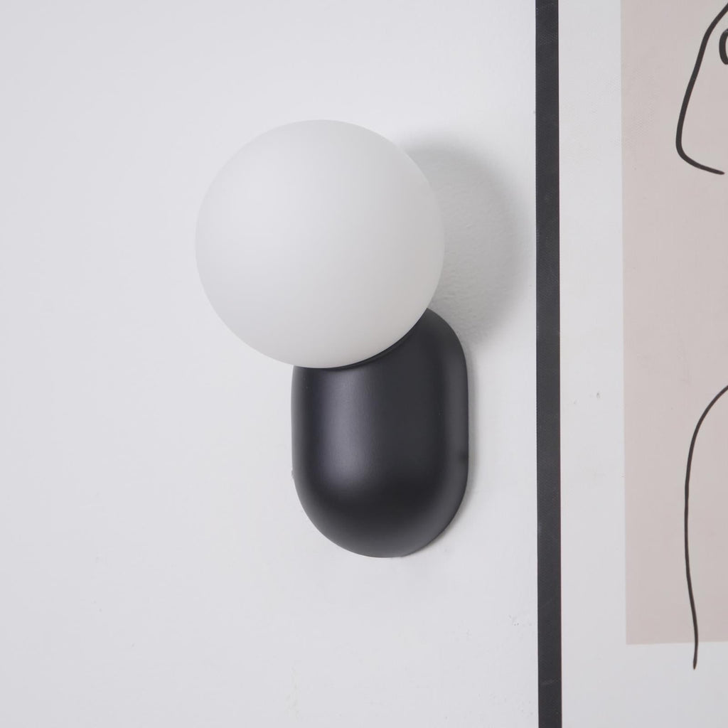 Lunara Minimalist Globe Wall Sconce