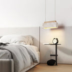 Ciraeila Rectangular Travertine Pendant Light