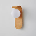 Exuro Indoor Wall Lamp Wood Color / Walnut Color
