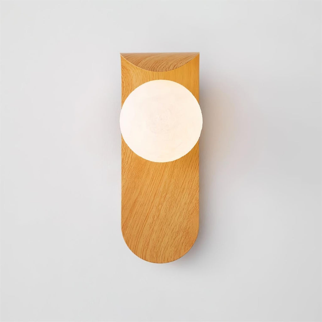 Exuro Indoor Wall Lamp Wood Color / Walnut Color