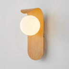 Exuro Indoor Wall Lamp Wood Color / Walnut Color