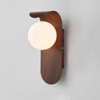 Exuro Indoor Wall Lamp Wood Color / Walnut Color