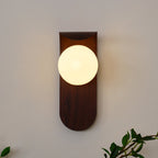 Exuro Indoor Wall Lamp Wood Color / Walnut Color