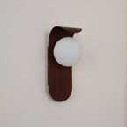 Exuro Indoor Wall Lamp Wood Color / Walnut Color