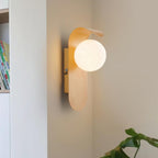 Exuro Indoor Wall Lamp Wood Color / Walnut Color