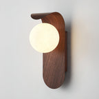 Exuro Indoor Wall Lamp Wood Color / Walnut Color