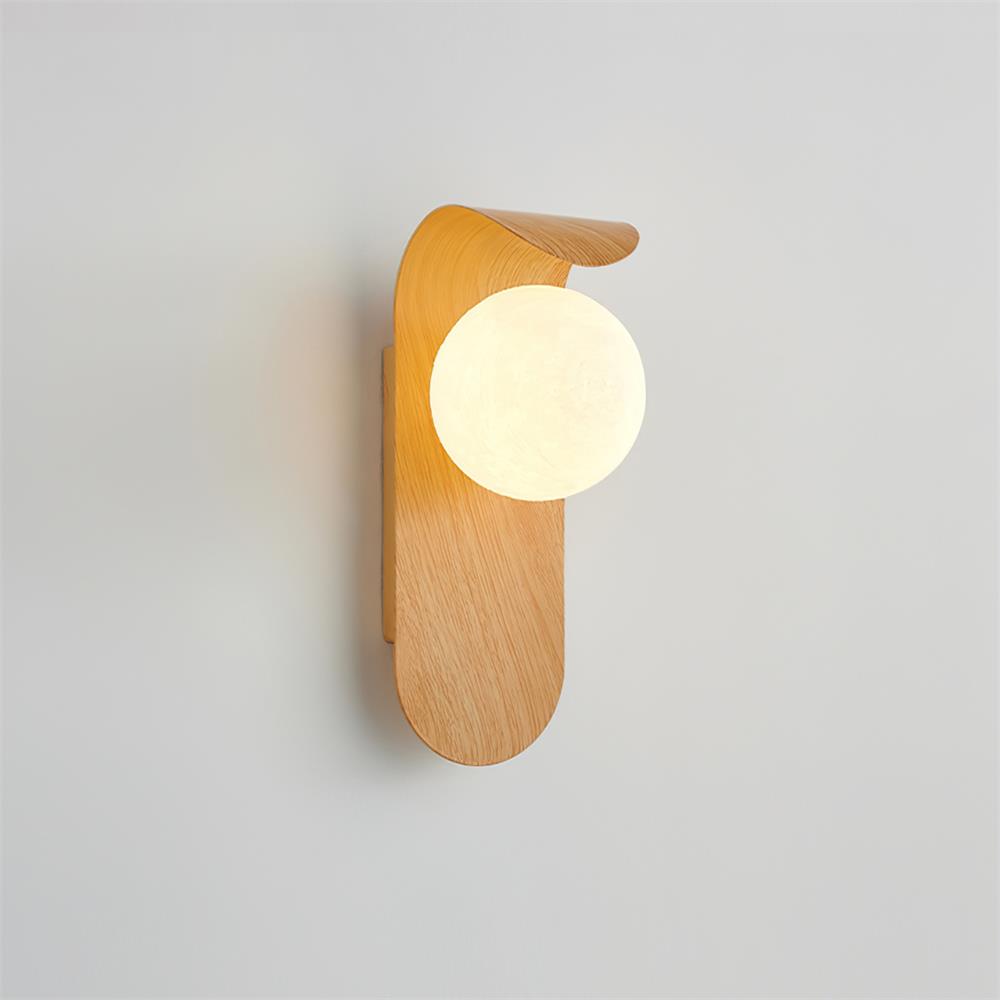 Exuro Indoor Wall Lamp Wood Color / Walnut Color