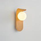 Exuro Indoor Wall Lamp Wood Color / Walnut Color