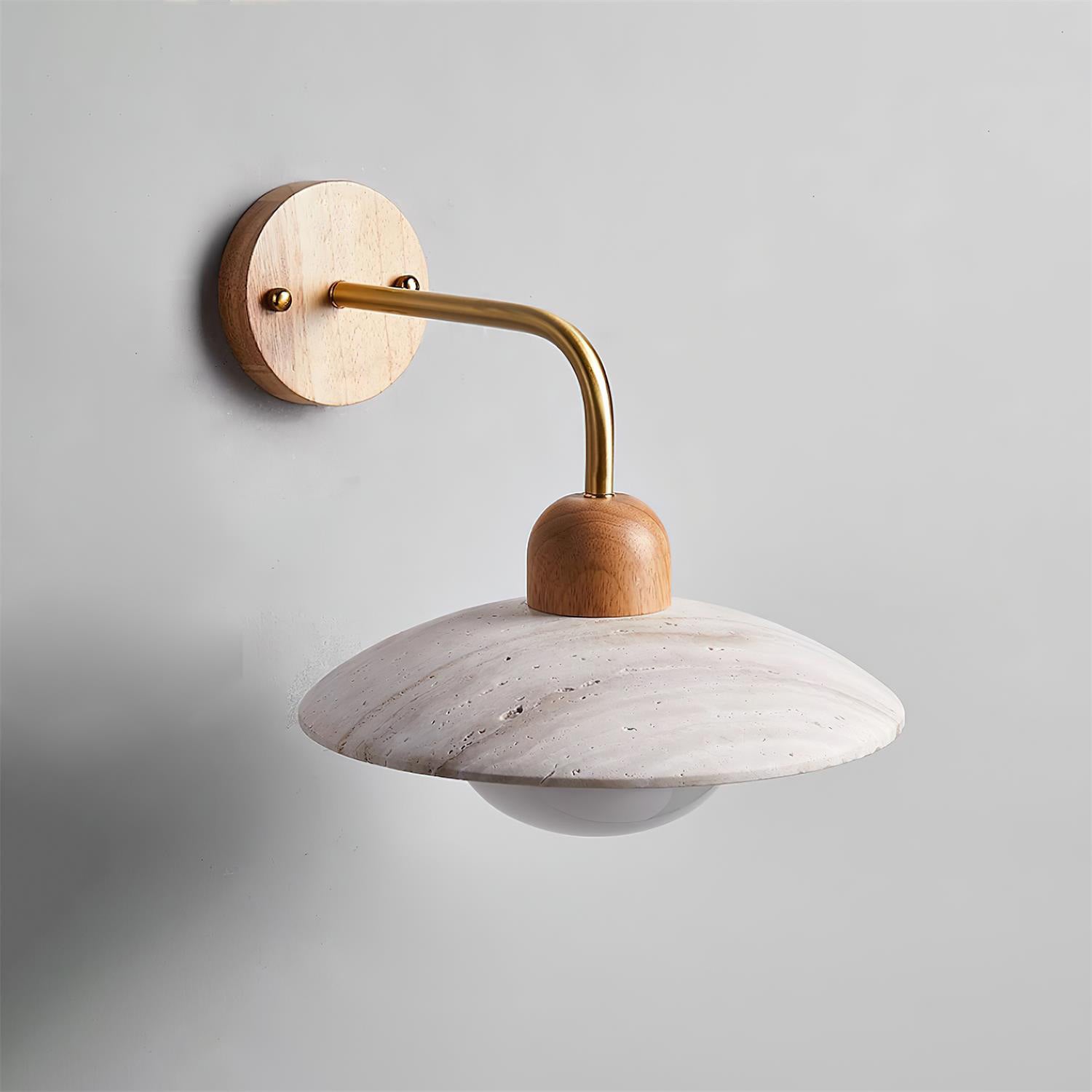 Aria Wall Lamp Vintage  Travertine